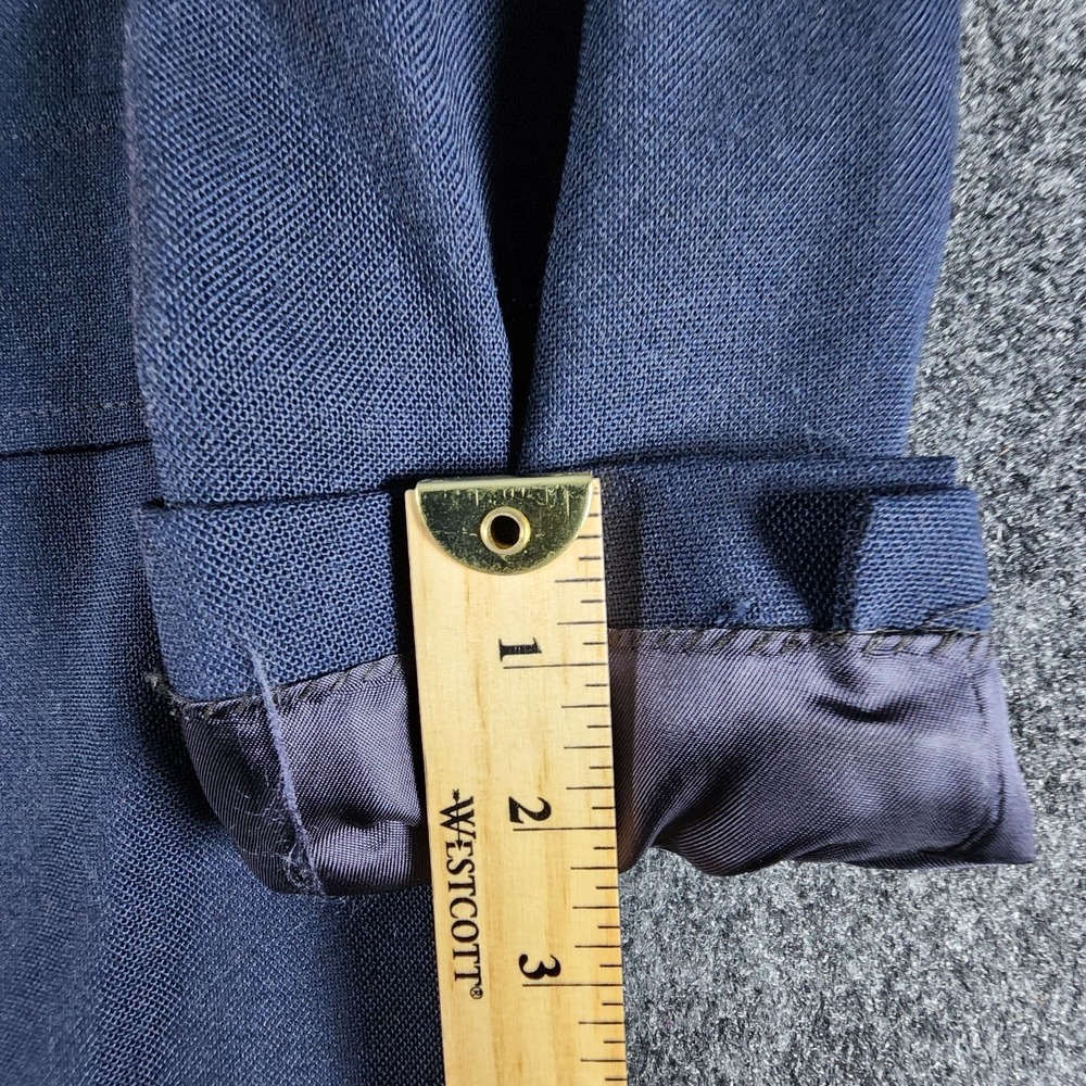 VTG Andhurst Blazer Men's 42S Sport Coat Navy Gold Button Made USA‎ Classic - Picture 14 of 15